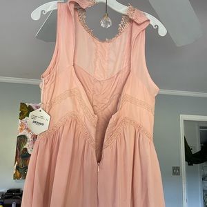 Pink Dress Laced